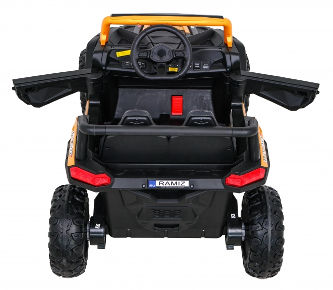 Buggy UTV 2000M raceauto met accu + MP3 geluiden lichten + afstandsbediening + langzame start – Gouden