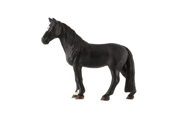 Paard huishoudelijke raaf plastic 13cm in zakje