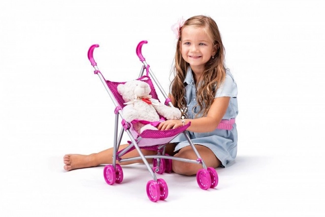 Kinderwagen met parasol en eenhoorn