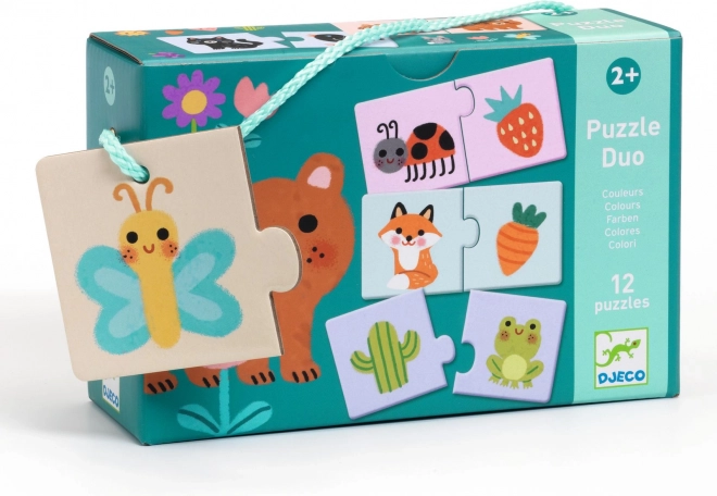 Djeco Eduludo Puzzel Duo - Kleuren