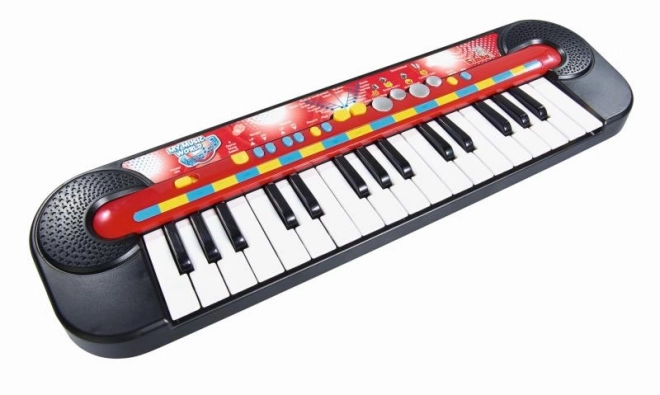 Piano, 32 toetsen, 45 x 13 cm, op batterijen
