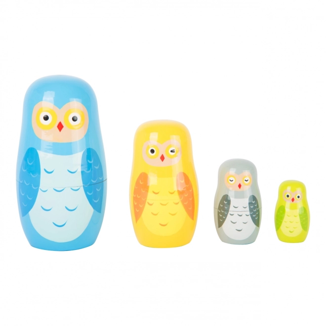Small Foot Matroesjka uilenfamilie