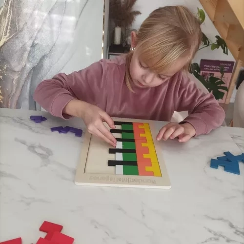 Houten puzzel/tetris Kruzzel 22667