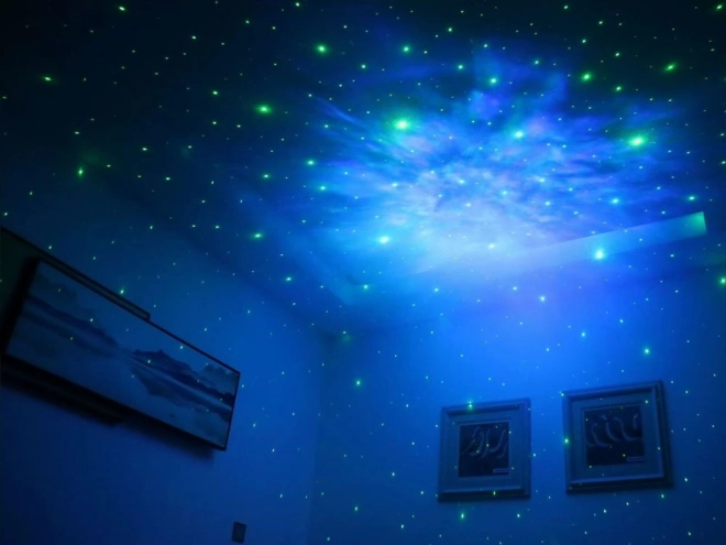Sterrenprojector zittende astronaut met afstandsbediening