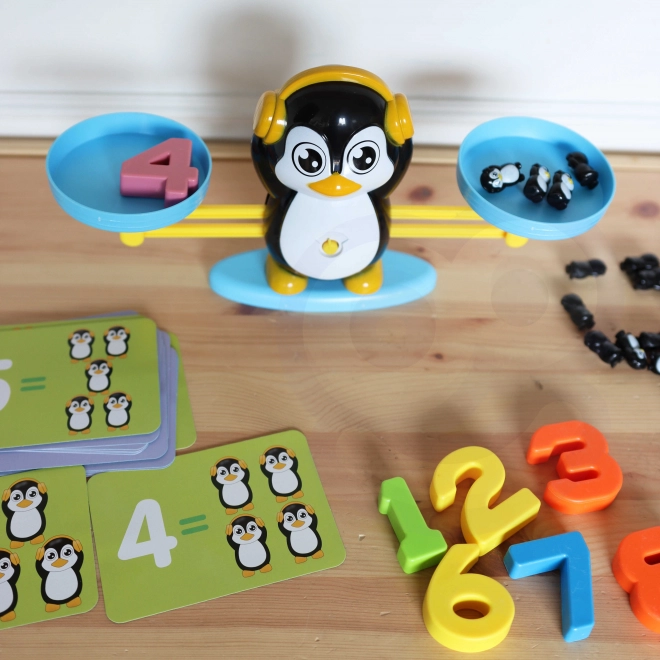 Woopie balansweegschaal met pinguïns voor het leren tellen