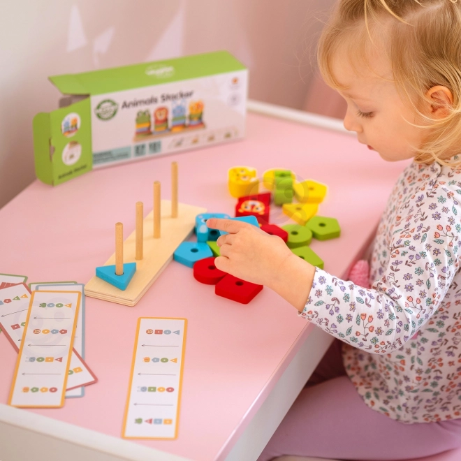 Montessori stapeldierpiramide 27 stuks FSC