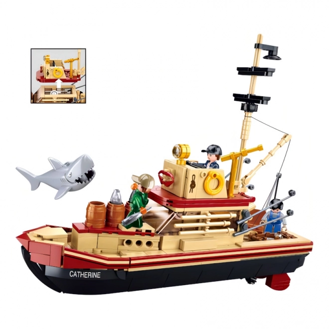 Sluban ModelBricks M38-B1118 Vissersboot Catherine