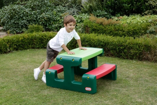 Kleine picknicktafel groen