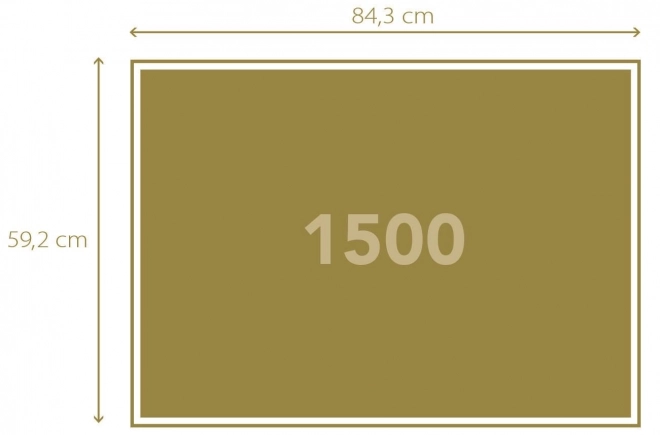 Puzzel 1500 stukjes Compact Rome