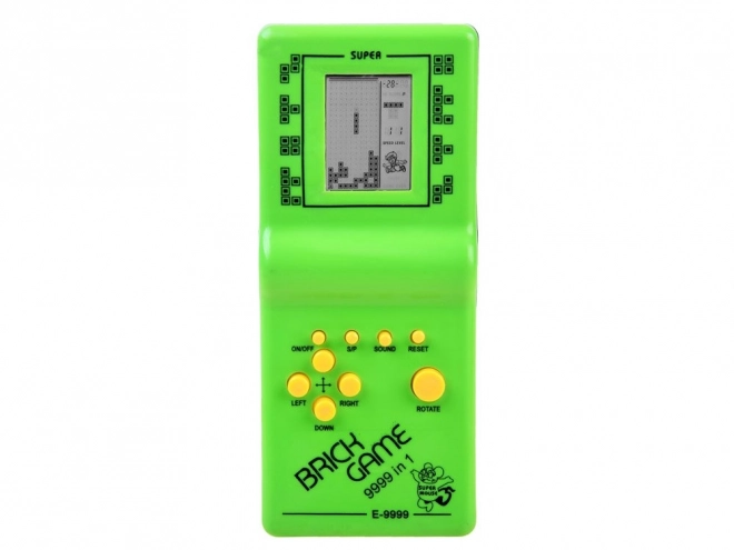Zakformaat Tetris spel elektronisch