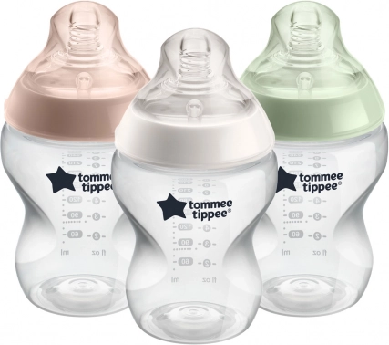 Set babyflessen, 260 ml, diverse kleuren, 3 stuks