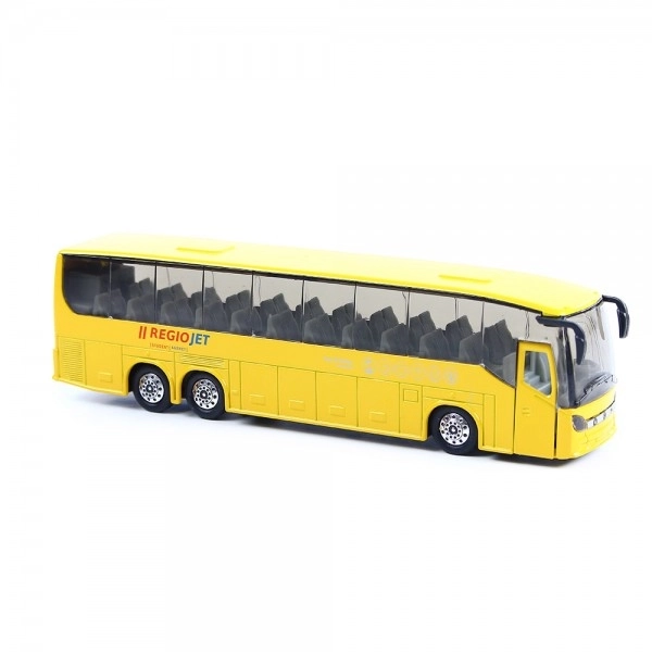 Autobus RegioJet metaal/plastic 18,5 cm met terugtrekmotor in doosje