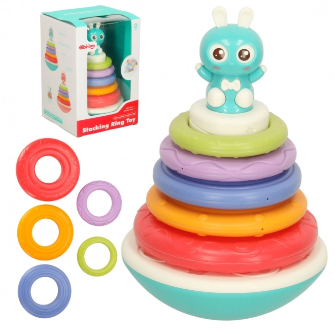Blauw schommel speeltje - educatief speeltje Bibi-inn