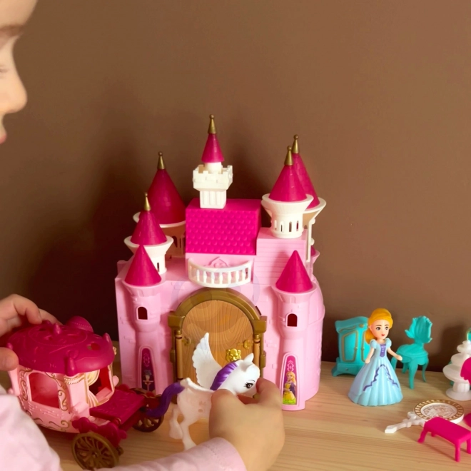 Interactief magisch kasteel met koets en accessoires