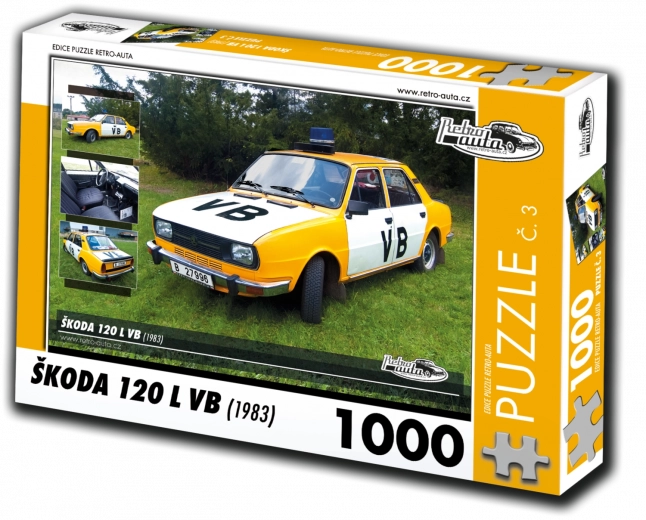 Puzzel RETRO-AUTO’s Škoda 120 L VB 1000 stukjes