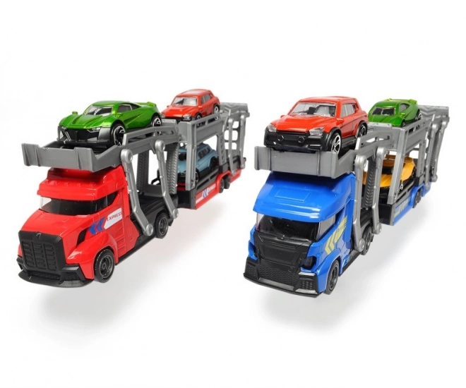 Autotransporter 28 cm + 3 auto's, 2 soorten