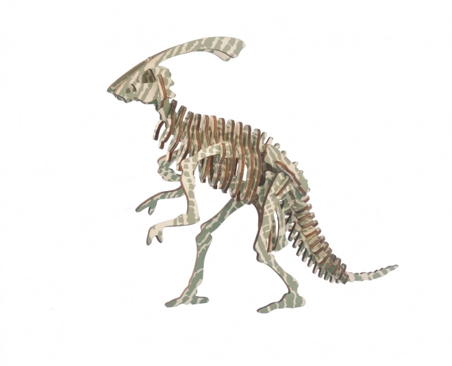 Woodcraft Houten 3D-puzzel Parasaurolophus