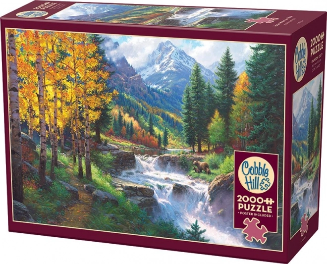 Puzzel Verheven Berg Rocky Mountain 2000 stukjes