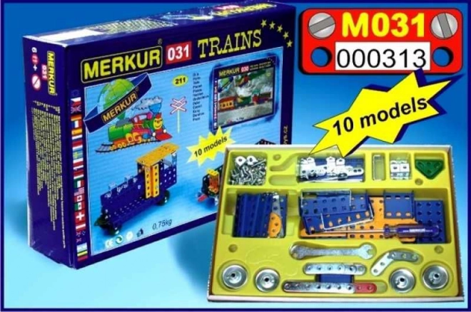 Merkur 031 Spoorwegmodellen - 211 onderdelen