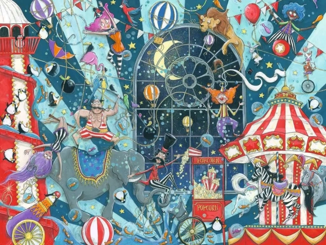 Puzzel Welkom in het circus 1500 stukjes