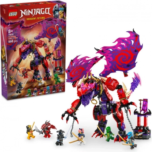 Lego Ninjago chaosdraak Thunderfang bouwset voor kinderen vanaf 8 jaar