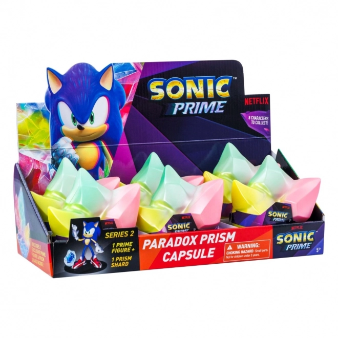 Sonic-figuur in capsule