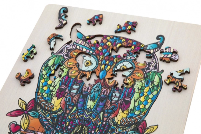 Contour puzzel uil