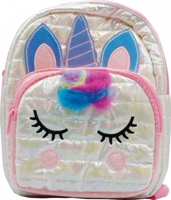 Rugzak Puffy Unicorn wit