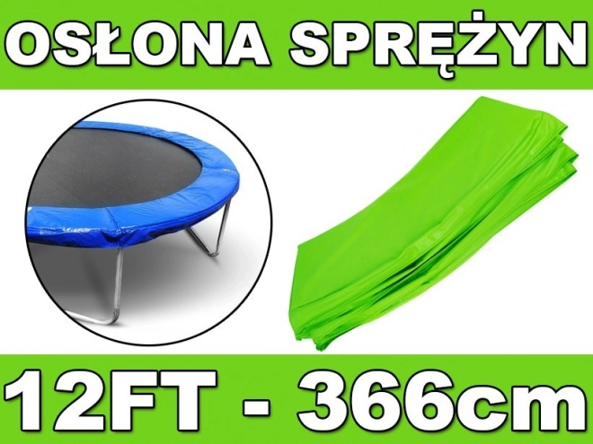 Beschermende kraagveer SkyRamiz Groen voor tuintrampoline 366 cm/12FT