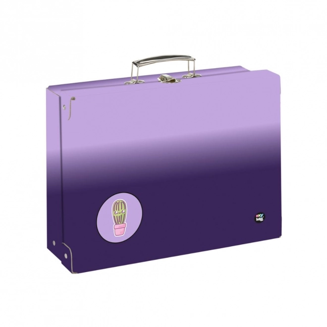 Koffertje voor schoolspullen OXY NEXT Ombre Purple, formaat A4