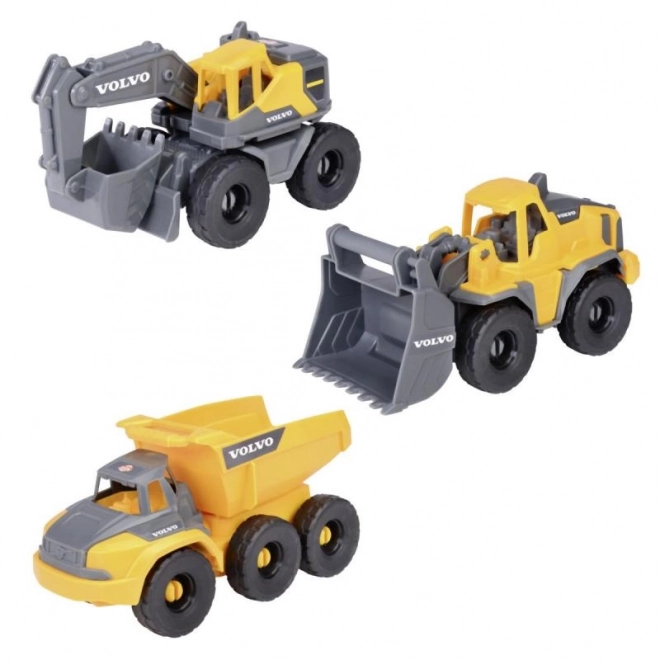 Bouwset VOLVO – 3 bouwmachines, 16 cm (1:36)