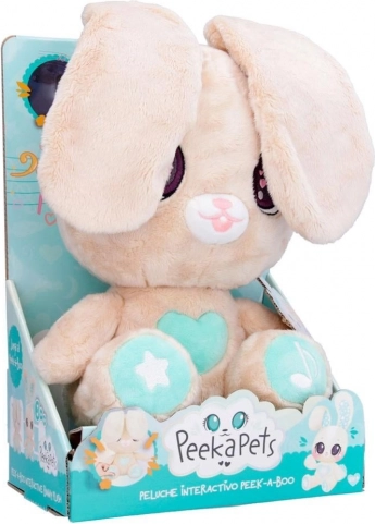 Interactief pluchen konijntje Peekapets 45 cm