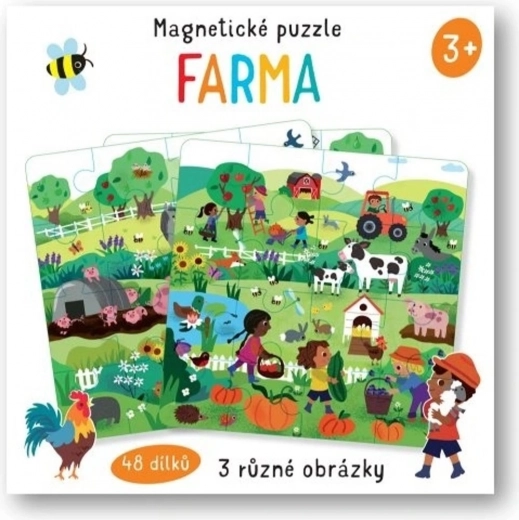 Svojtka & Co. Magnetische puzzel Boerderij