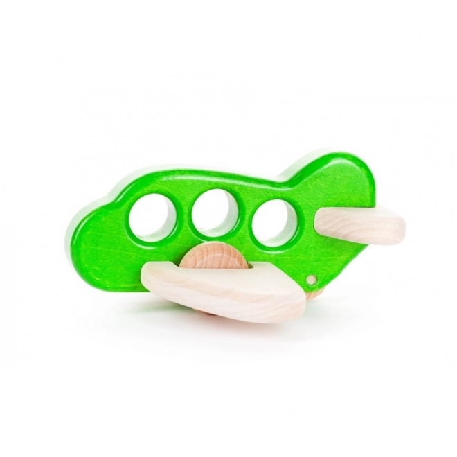 Bajo houten vliegtuig groen