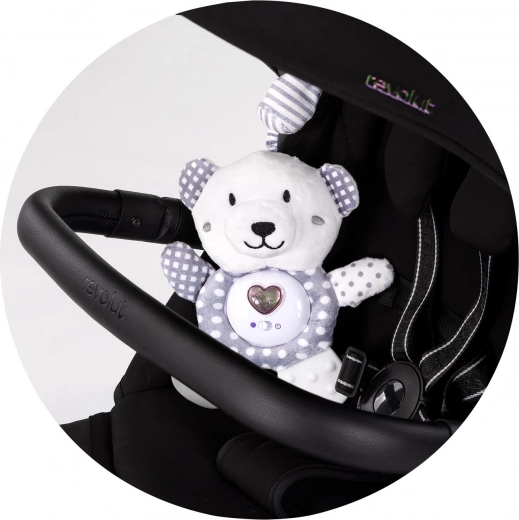 Eenvoudige bevestiging aan wandelwagen en ledikant