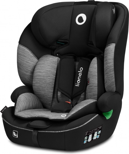 Autostoel LIONELO Levi One i-Size, 76–150 cm, Black Grey