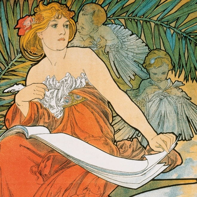 Notitiekalender Alfons Mucha 2026