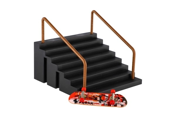 Trappen met leuning voor vinger skateboard