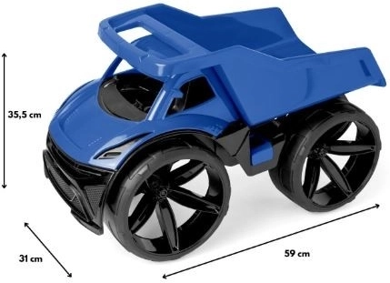 Groot formaat 59 cm en lichte constructie