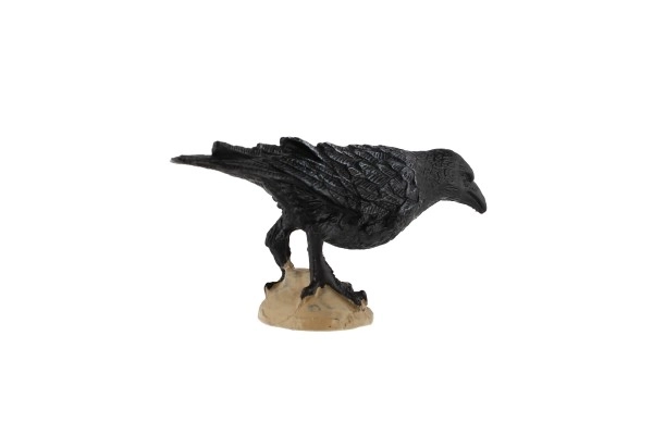 Zwarte kraai zooted plastic 11cm in zak