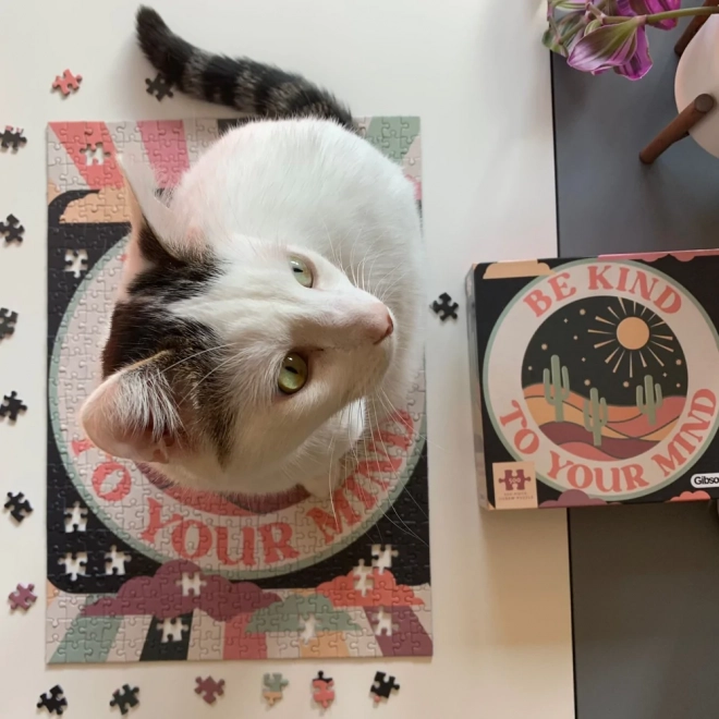 Gibsons Puzzel Wees vriendelijk voor je geest 500 stukjes