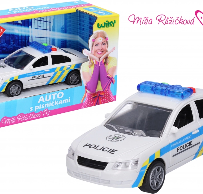 Politiewagen met effecten 15,5 cm - Míša Růžičková