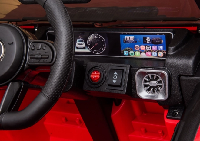 Kinderen auto op accu Mercedes G63 rood