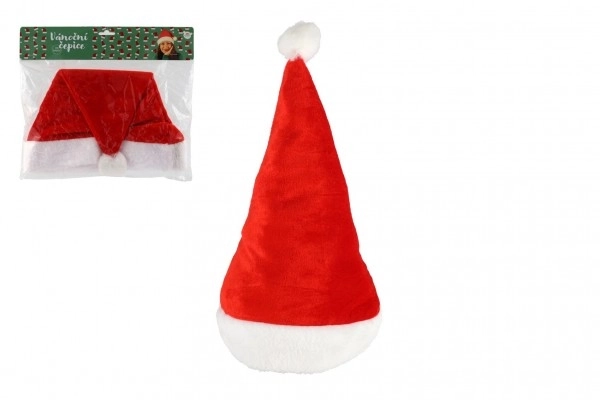 kerstmuts voor volwassenen stof diameter 29 cm op kaart carnaval