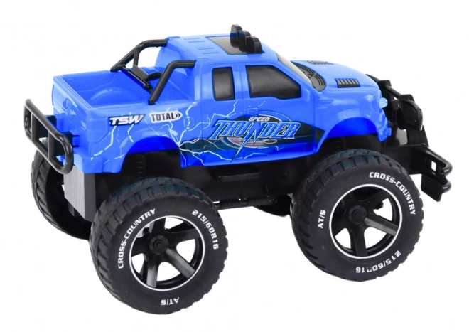 Race Monster Truck op afstandsbediening 1:18 – blauw