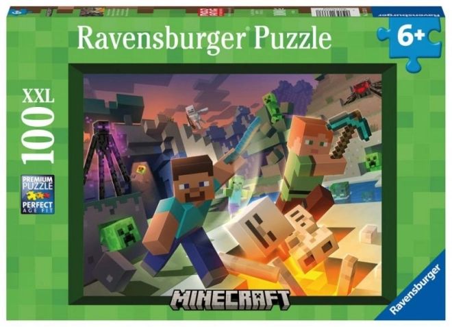 Ravensburger puzzel Minecraft: Monsters uit Minecraft 100 stukjes