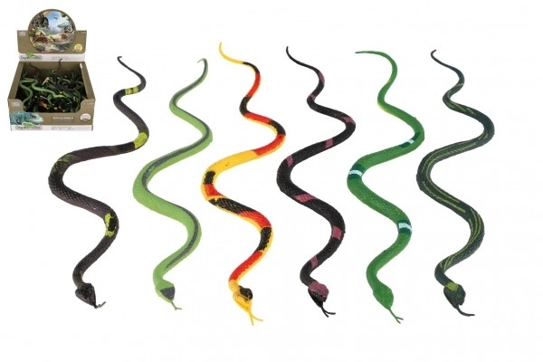 Plastic slang 23 cm mix soorten