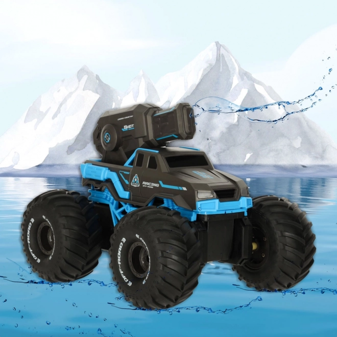 Waterdichte RC auto blauw