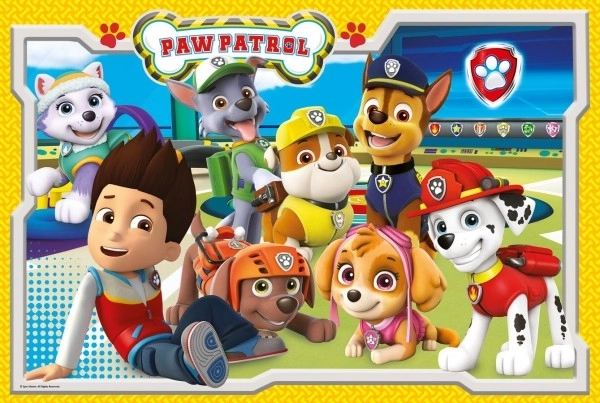 Puzzel Paw Patrol MAXI 24st 60x40cm in doos 39x26x4cm