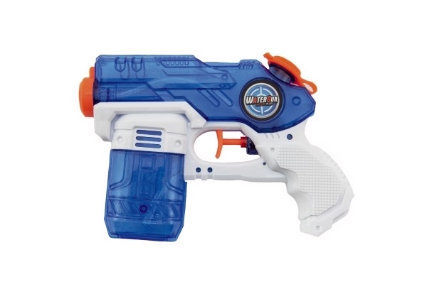 Waterpistool plastic 19cm mogelijkheid 3 kleuren